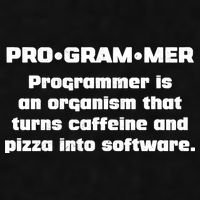Definition of A Programmer Funny Coffee Ladies PosiCharge Tri-Blend Wicking Tank