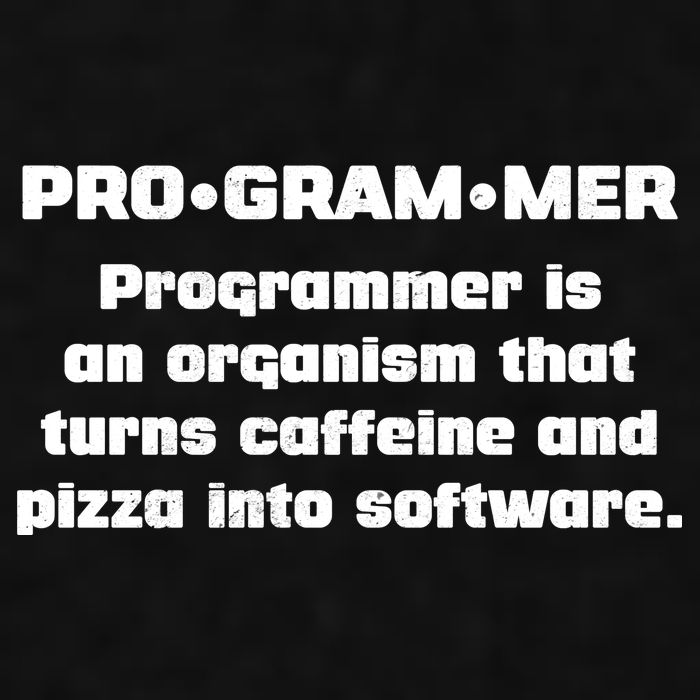 Definition of A Programmer Funny Coffee Ladies PosiCharge Tri-Blend Wicking Tank