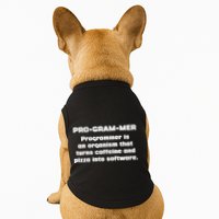 Definition of A Programmer Funny Coffee Doggie Tank