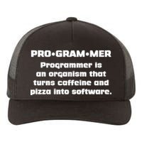 Definition of A Programmer Funny Coffee Yupoong Adult 5-Panel Trucker Hat