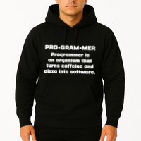 Definition of A Programmer Funny Coffee Hoodie