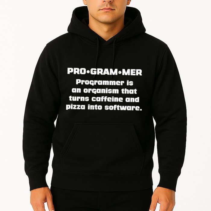 Definition of A Programmer Funny Coffee Hoodie