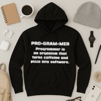 Definition of A Programmer Funny Coffee Hoodie