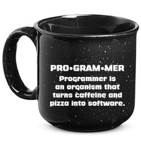 Definition of A Programmer Funny Coffee 15oz Campfire Ceramic Mug