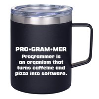 Definition of A Programmer Funny Coffee 12oz Stainless Steel Coffee Mug
