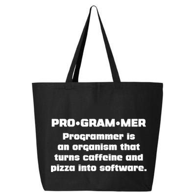 Definition of A Programmer Funny Coffee 25L Jumbo Tote