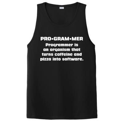 Definition of A Programmer Funny Coffee PosiCharge Competitor Tank