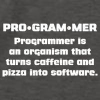 Definition of A Programmer Funny Coffee Vector Backpack