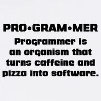Definition of A Programmer Funny Coffee Garment-Dyed Sweatshirt