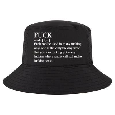 Definition Of F*ck Cool Comfort Performance Bucket Hat