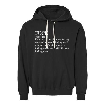 Definition Of F*ck Garment-Dyed Fleece Hoodie