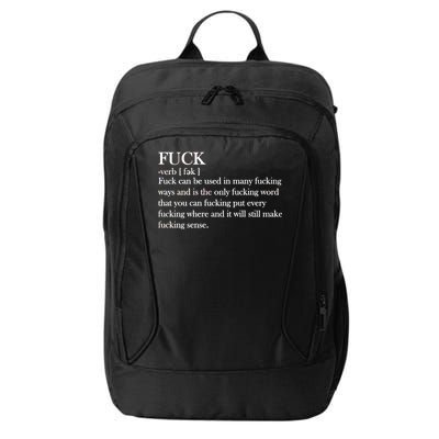 Definition Of F*ck City Backpack