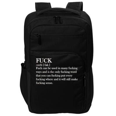 Definition Of F*ck Impact Tech Backpack