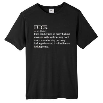 Definition Of F*ck Tall Fusion ChromaSoft Performance T-Shirt