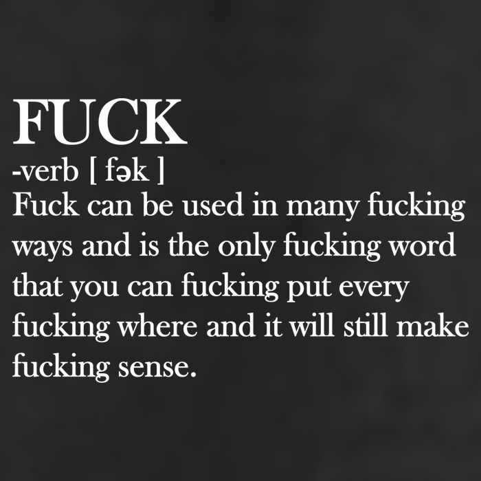 Definition Of F*ck Golf Towel