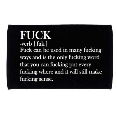 Definition Of F*ck Microfiber Hand Towel