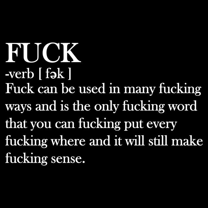 Definition Of F*ck Women's V-Neck T-Shirt