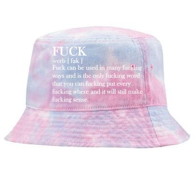 Definition Of F*ck Tie-Dyed Bucket Hat