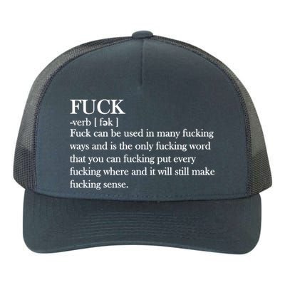 Definition Of F*ck Yupoong Adult 5-Panel Trucker Hat