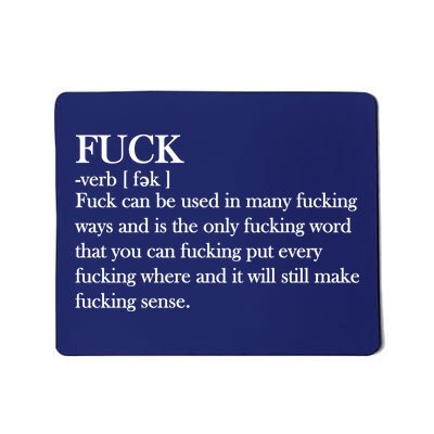 Definition Of F*ck Mousepad