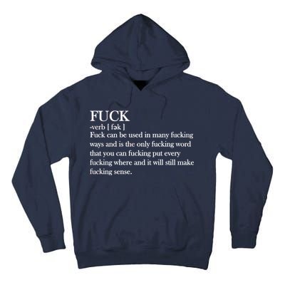 Definition Of F*ck Tall Hoodie