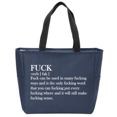 Definition Of F*ck Zip Tote Bag