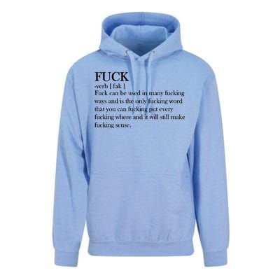 Definition Of F*ck Unisex Surf Hoodie