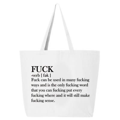 Definition Of F*ck 25L Jumbo Tote