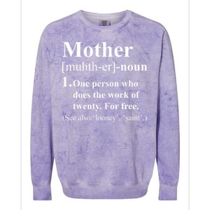 Definition Of Mother Colorblast Crewneck Sweatshirt