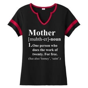 Definition Of Mother Ladies Halftime Notch Neck Tee