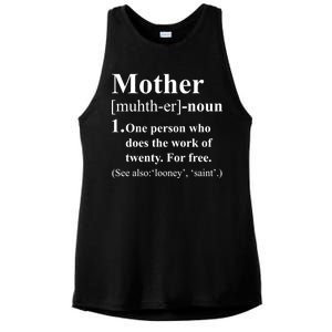 Definition Of Mother Ladies PosiCharge Tri-Blend Wicking Tank