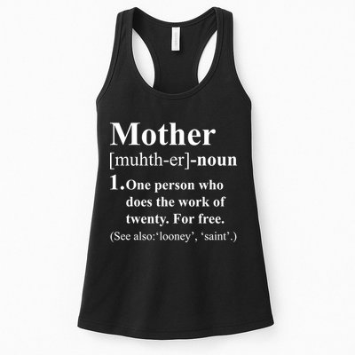 Definition Of Mother Womens Tank Top