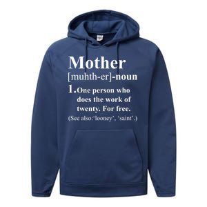 Definition Of Mother Performance Fleece Hoodie