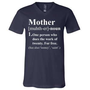 Definition Of Mother V-Neck T-Shirt