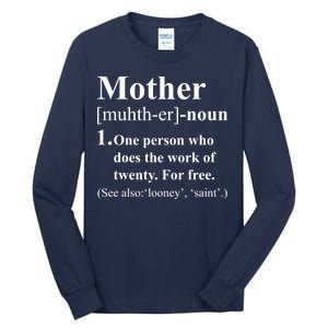 Definition Of Mother Tall Long Sleeve T-Shirt