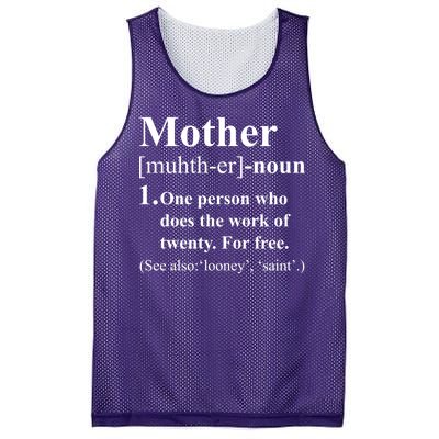 Definition Of Mother Mesh Reversible Basketball Jersey Tank