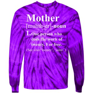 Definition Of Mother Tie-Dye Long Sleeve Shirt