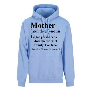 Definition Of Mother Unisex Surf Hoodie