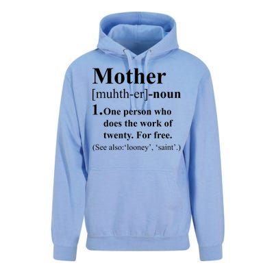 Definition Of Mother Unisex Surf Hoodie