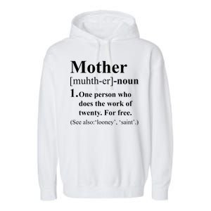 Definition Of Mother Garment-Dyed Fleece Hoodie