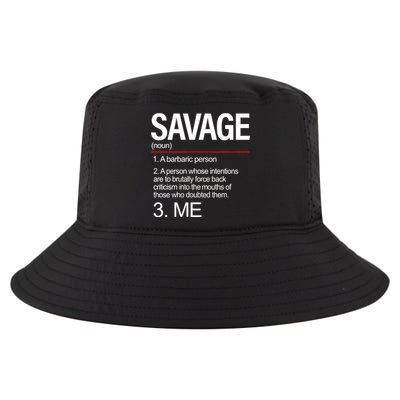 Definition Of Savage Cool Comfort Performance Bucket Hat