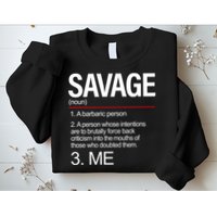 Definition Of Savage Sweatshirt