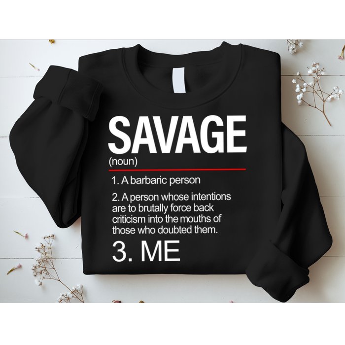 Definition Of Savage Sweatshirt