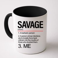 Definition Of Savage Mug