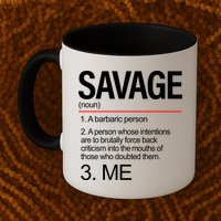Definition Of Savage Mug