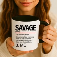 Definition Of Savage Mug