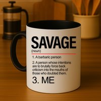Definition Of Savage Mug