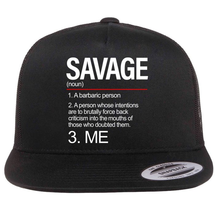 Definition Of Savage Flat Bill Trucker Hat