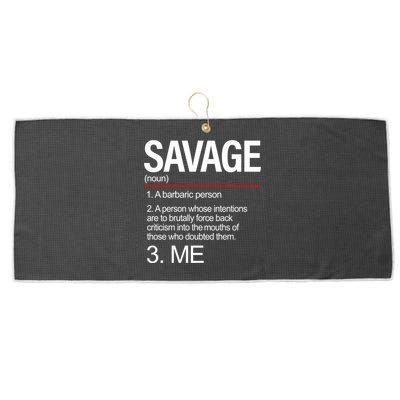 Definition Of Savage Large Microfiber Waffle Golf Towel