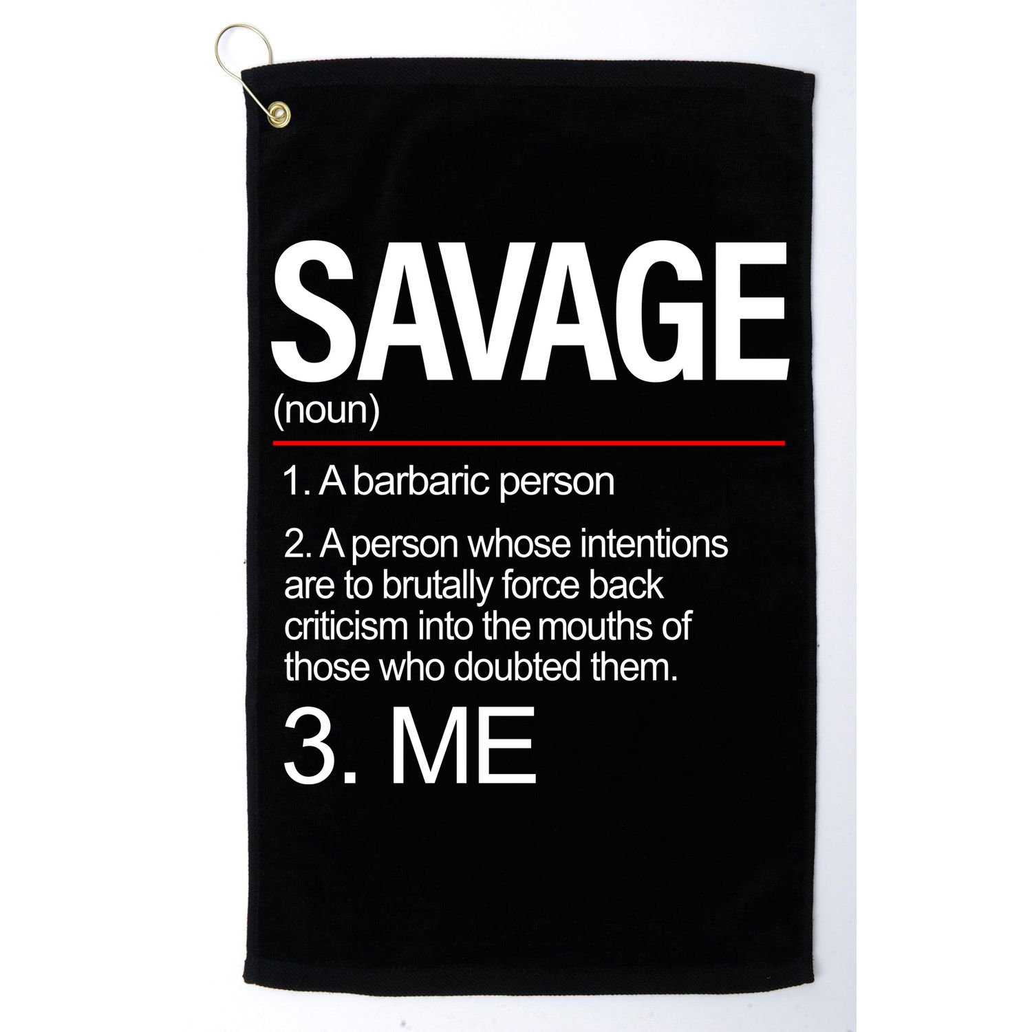 Definition Of Savage Golf Towel